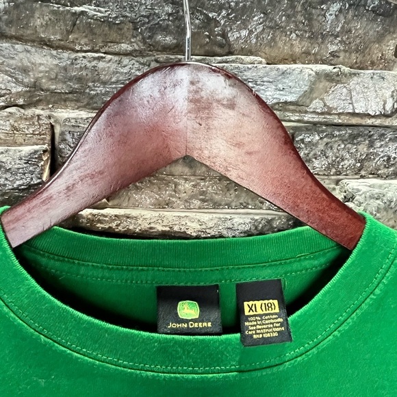 John Deere Green Long Sleeve Tee with Gray Accents - Picture 6 of 7